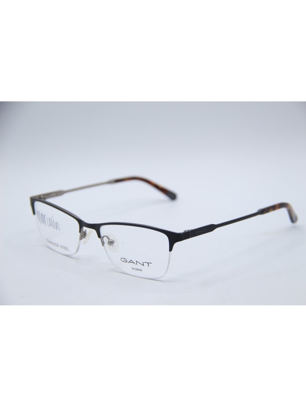 Gant Ga4067 002 Black Silver Havana Authentic Eyeglasses 52-17